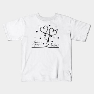 I love my bestie design Kids T-Shirt